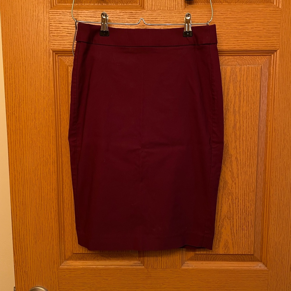 Elle Burgundy Skirt.